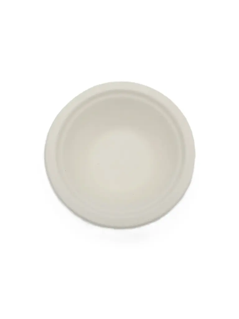 50 Sugar cane bowls with rim - 200ml bagasse 