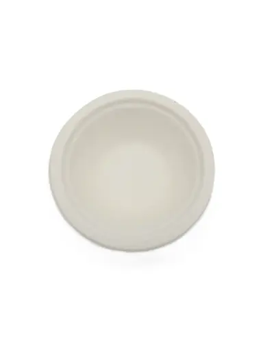 50 Sugar cane bowls with rim - 200ml bagasse 